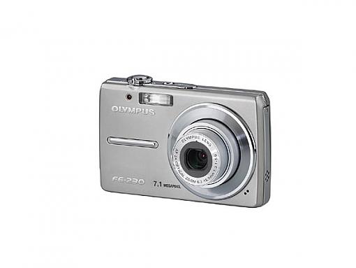 Olympus FE-210, FE-230, FE-240 and FE-250 Digital Cameras - Press Release-fe230_left.jpg