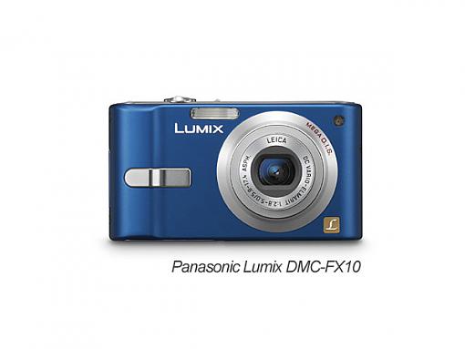 Panasonic Lumix DMC-FX10 and DMC-FX12 Digital Cameras - Press Release-fx10-front-copy.jpg