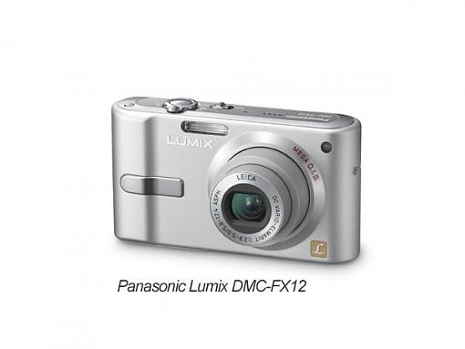 Panasonic Lumix DMC-FX10 and DMC-FX12 Digital Cameras - Press Release-fx12-silver-slant-copy.jpg