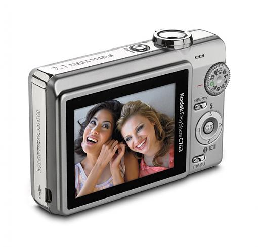 Kodak EasyShare Z712 IS, Z885, C613 &amp; C763 Zoom Digital Cameras - Press Release-c763_digital_camera_back.jpg