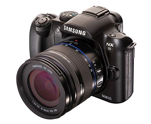 Samsung Officially Launches NX10 'Hybrid DSLR' (Challenge to MFT)-samsung_nx10_front.jpg