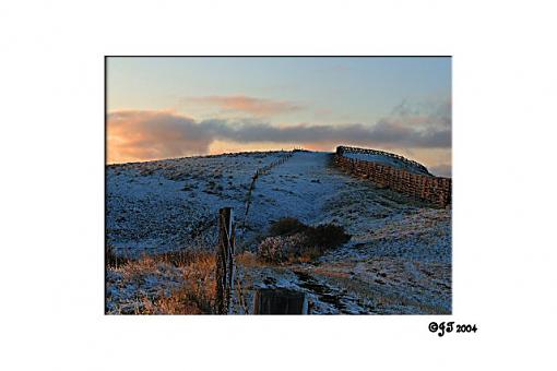 Sunset wasn't good...-fence-post.jpg