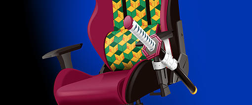 The Demon Slayer &amp; Lenovo Gaming Chair collaboration features a Katana holder.-demon-slayer-katana-lenovo-chair.jpg