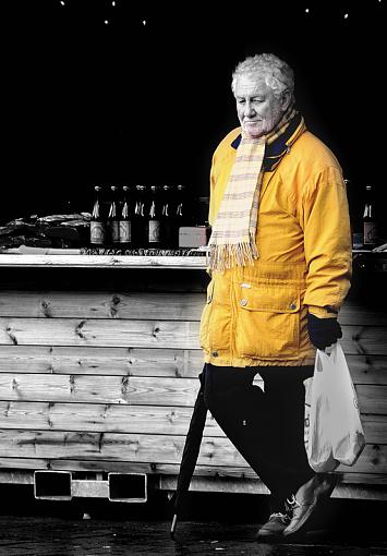 Color ? Black &amp; White?-man-yellow-coat2.jpg