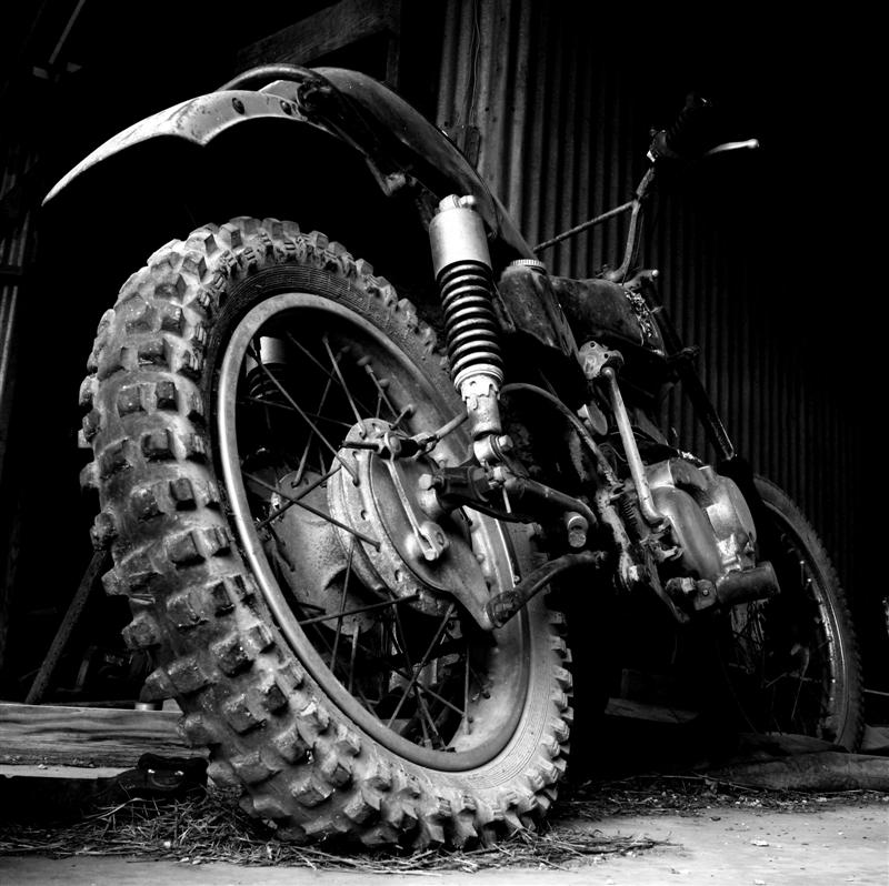 dirty dirt bike