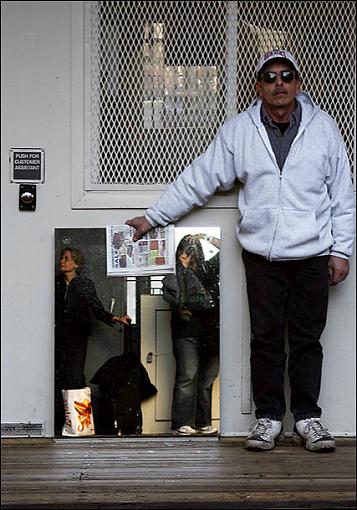 Man With Mirror -- color or B&amp;W?-kelly.jpg