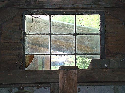 June Project  &quot;Windows&quot;-shed-back-window-inside-.jpg