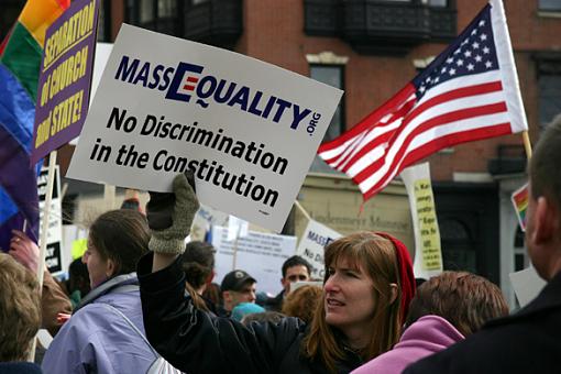 gay marriage demonstration in boston-gay_amendment_woman_altered_lowres.jpg