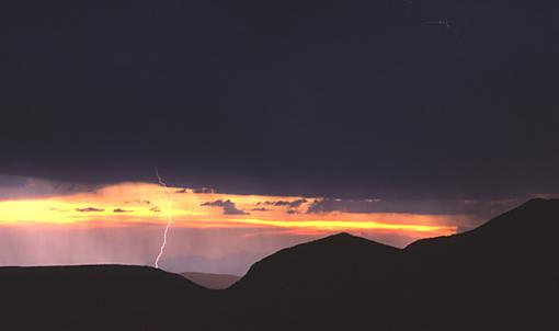 A few from Telluride-sunset-lightening.jpg