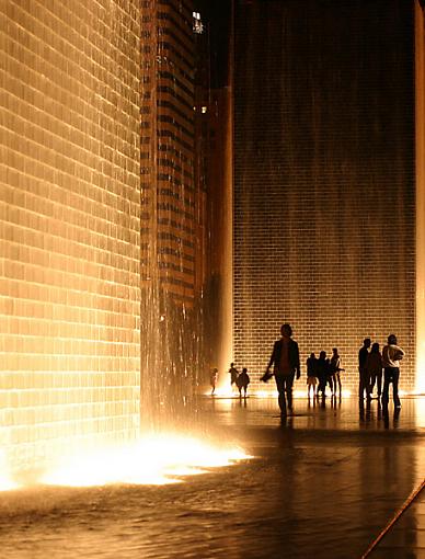 Millenium Park, what we were allowed to see...-burning-lights.jpg