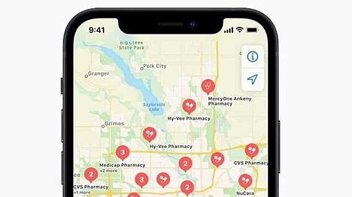 Apple Maps now shows COVID-19 vaccination locations.-apple_maps_1615978904950_1615978933086.jpg